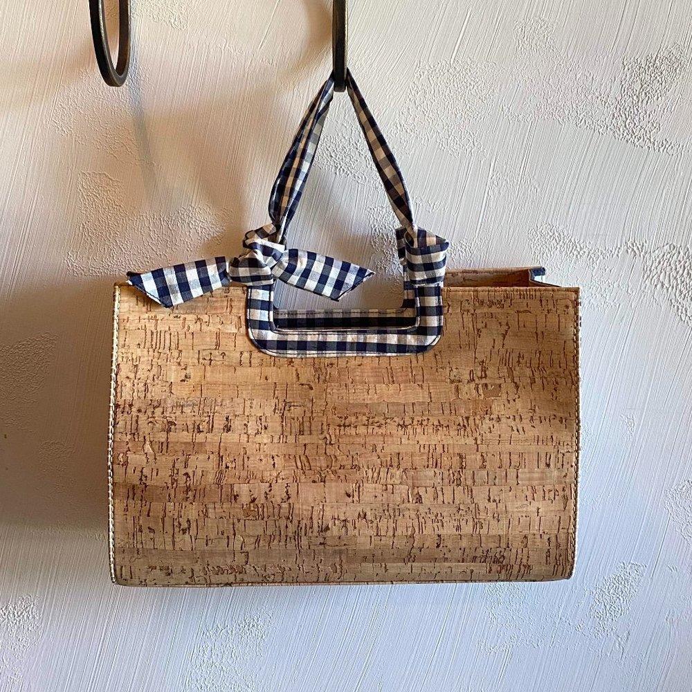 Stuart Weitzman cork purse and wedges and No Boundaries flats